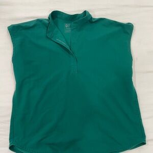 Figs Green Scrub Top